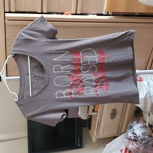 Disney Born Disney Raised Disney Low Neck Line Top Size S